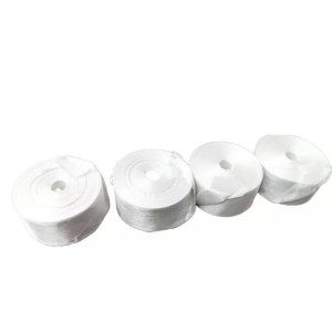 Anpassade naturliga, slätt vävda silanfiberband för stickning och vävning