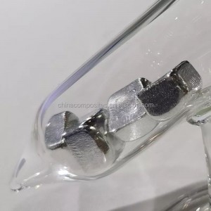 ភាពបរិសុទ្ធខ្ពស់ 99.995% Indium Metal Ingot Pure Indium Ingot Rare Metal Element Indium Granules