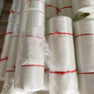 Héich Dicht Fiberglass Plain Stoff fir Pipe Wrapping Cloth Engineering Fire Pipe Wrapping