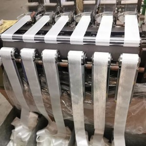 Anpassade naturliga, slätt vävda silanfiberband för stickning och vävning