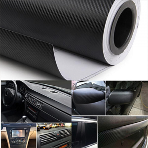 Película de fibra de carbono 3D/6D/7D, película de vinilo para envolver el coche, papel de película de impresión de transferencia de agua de fibra de carbono