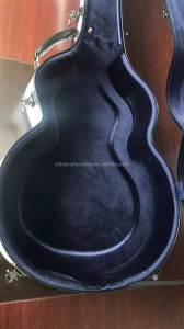 Kuti e lehtë për kitarë me logo të personalizuar, kuti për kitarë me guaskë të fortë, kuti për kitarë me fibra qelqi/karboni