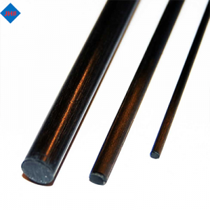 ໂຮງງານຜະລິດລາຄາຖືກ Pultrusion Carbon Fiber Solid Rods/Bar/Pole