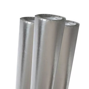 Lamba fibre vera vita amin'ny aluminium foil