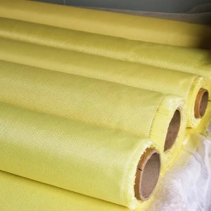Berxwedêr Wear Resistant Germahiya Bilind Fireproof 200g 250g 400g Aramid Fiber Cloth Aramid Fabric
