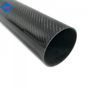 Tubo tondo in fibra di carbonio all'ingrosso all'ingrosso Tubo in fibra di carbonio personalizzato leggero e resistente